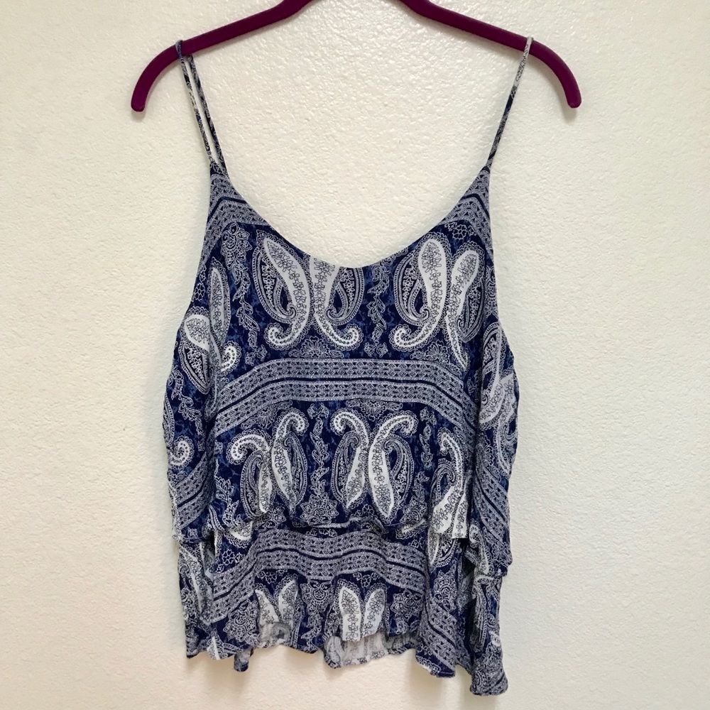 Paisley Flowy Tank Top